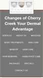 Mobile Screenshot of changesofcherrycreek.com